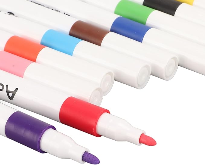 24/36/48/60/80 pcs Children Acrylic Marker Set