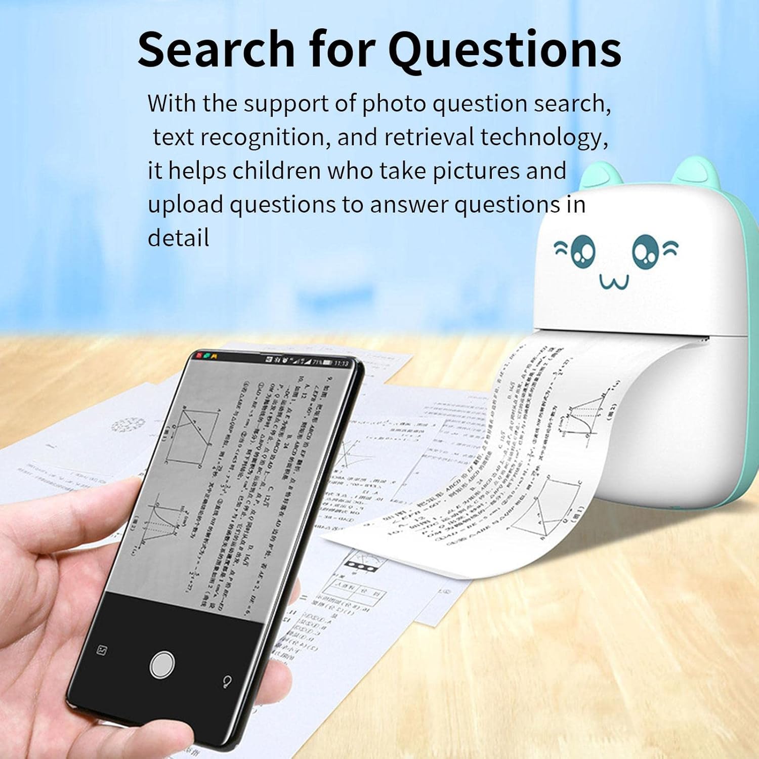 Inkless Mini Printer