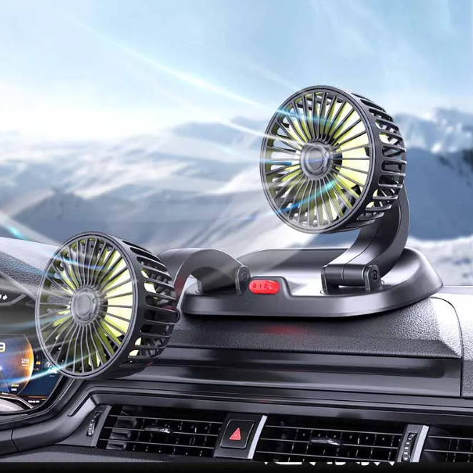 Adjustable Car Backseat Fan